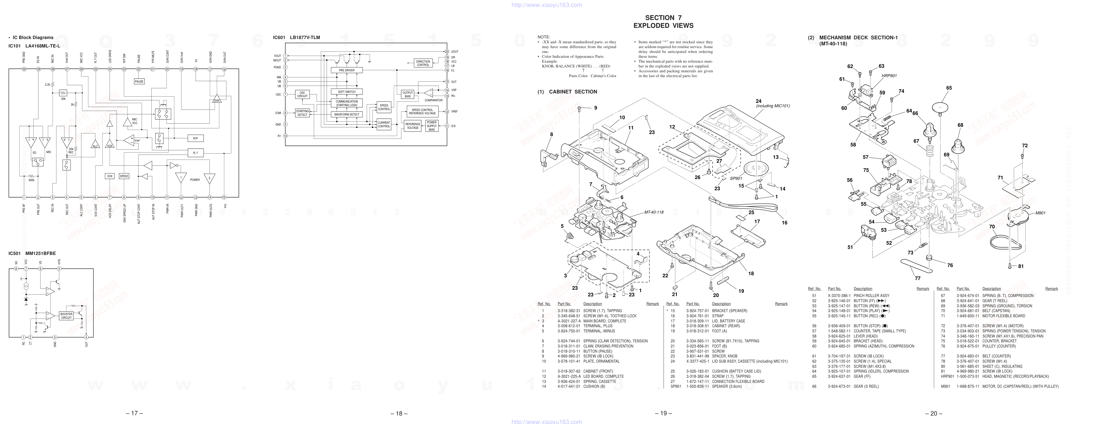 索尼SONY TCM-40DV电路图-9