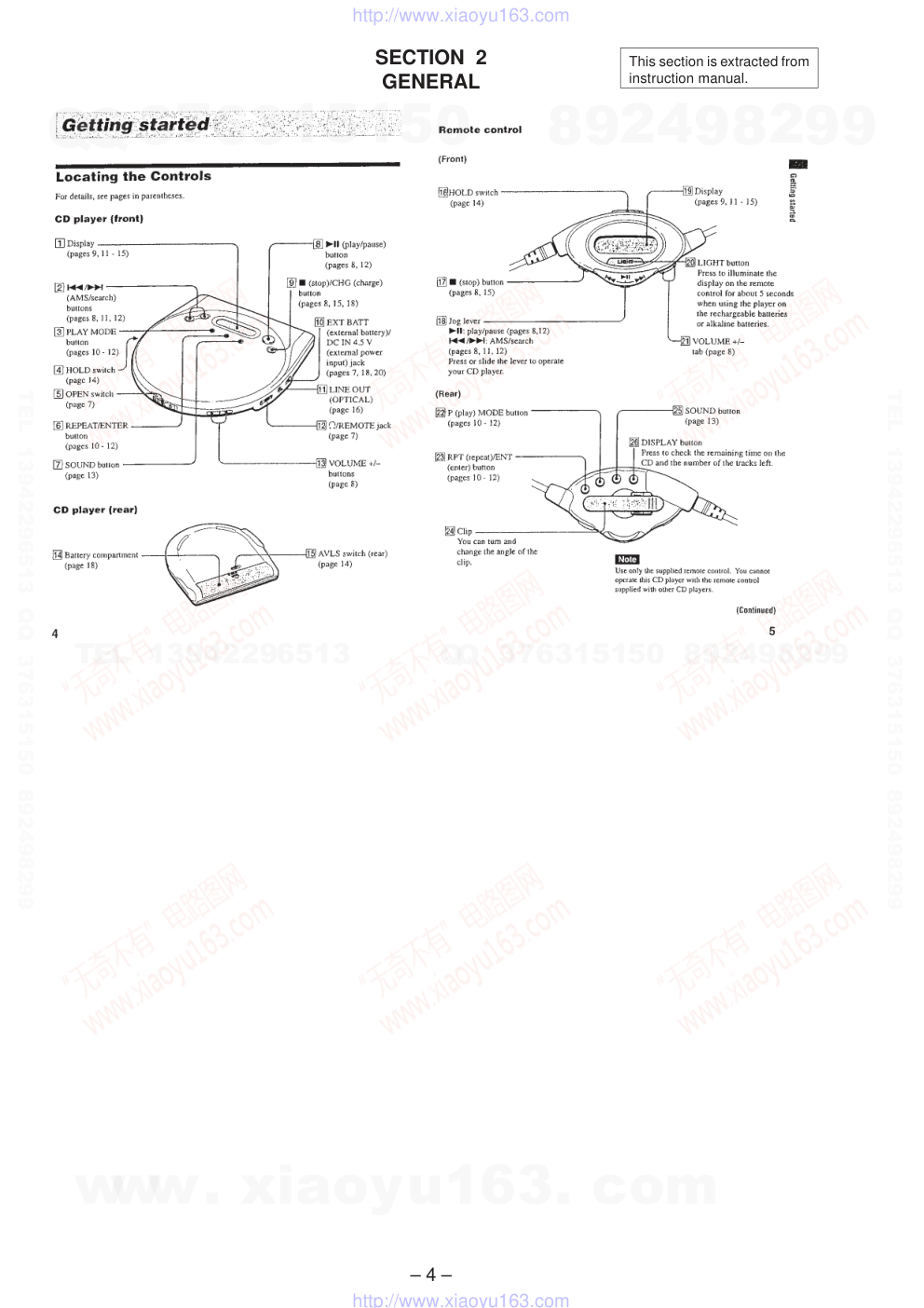 索尼SONY D-EJ815音响电路图-3