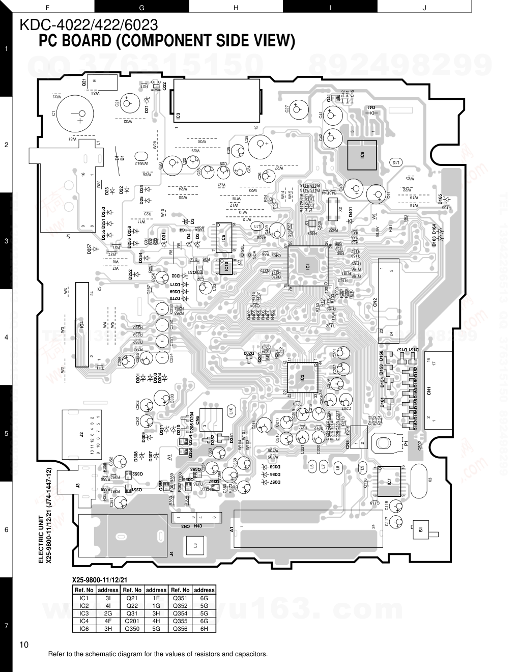 建伍KENWOOD KDC-4022 CD播放器电路图-9 建伍KENWOOD KDC-4022 CD播放器电路图-9