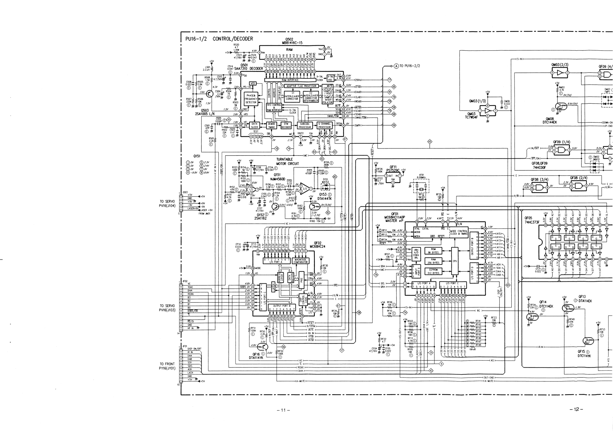 马兰士MARANTZ CD1600G音响电路图-8