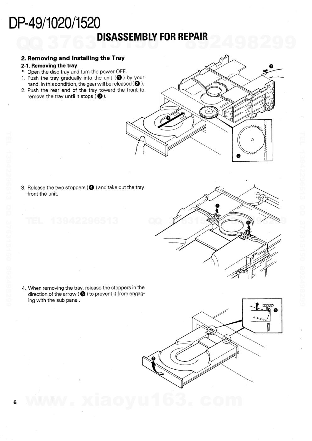 建伍KENWOOD DP-49 CD播放机维修手册-5 建伍KENWOOD DP-49 CD播放机维修手册-5