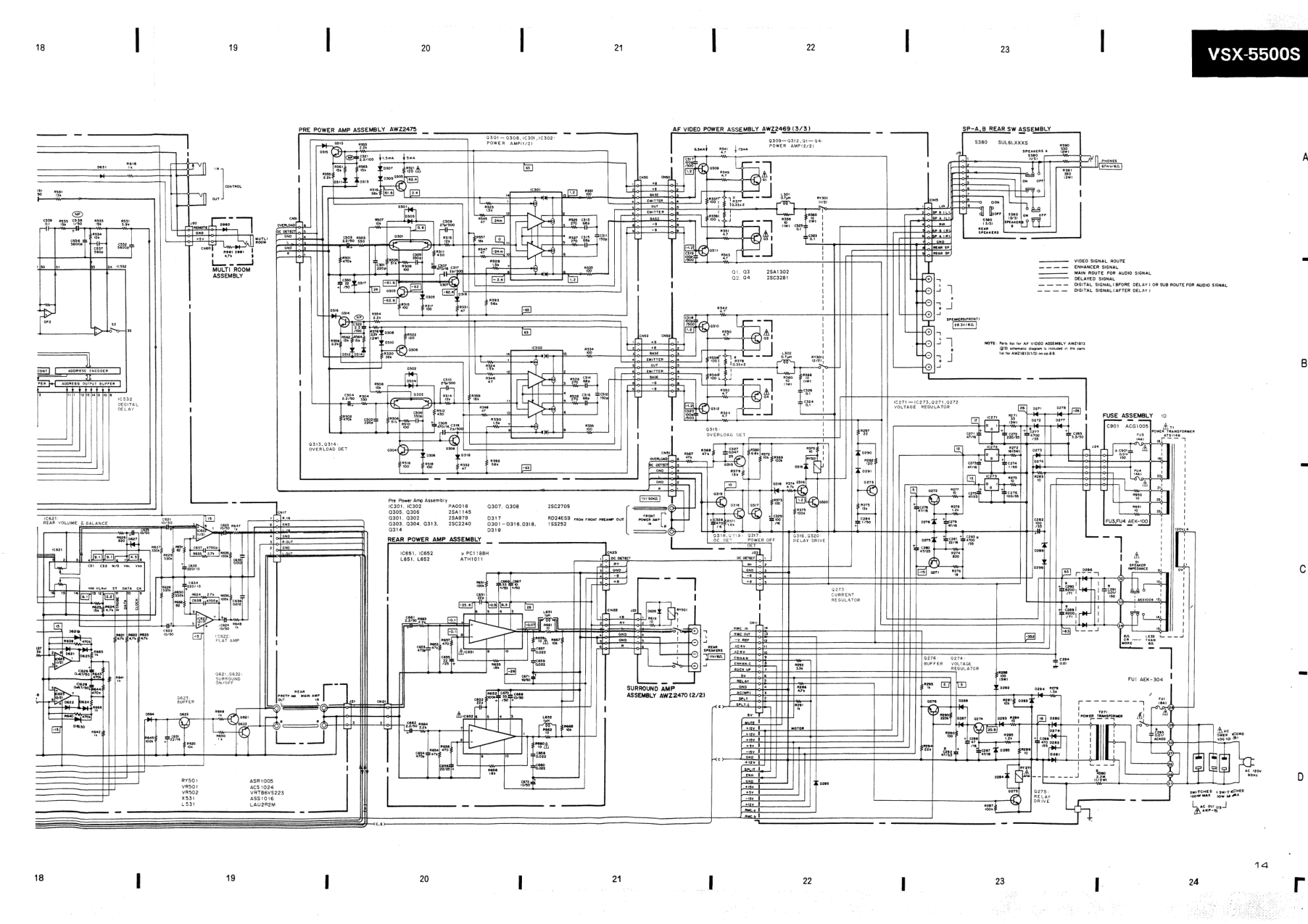 先锋PIONEER VSX-5400电路图-7 先锋PIONEER VSX-5400电路图-7