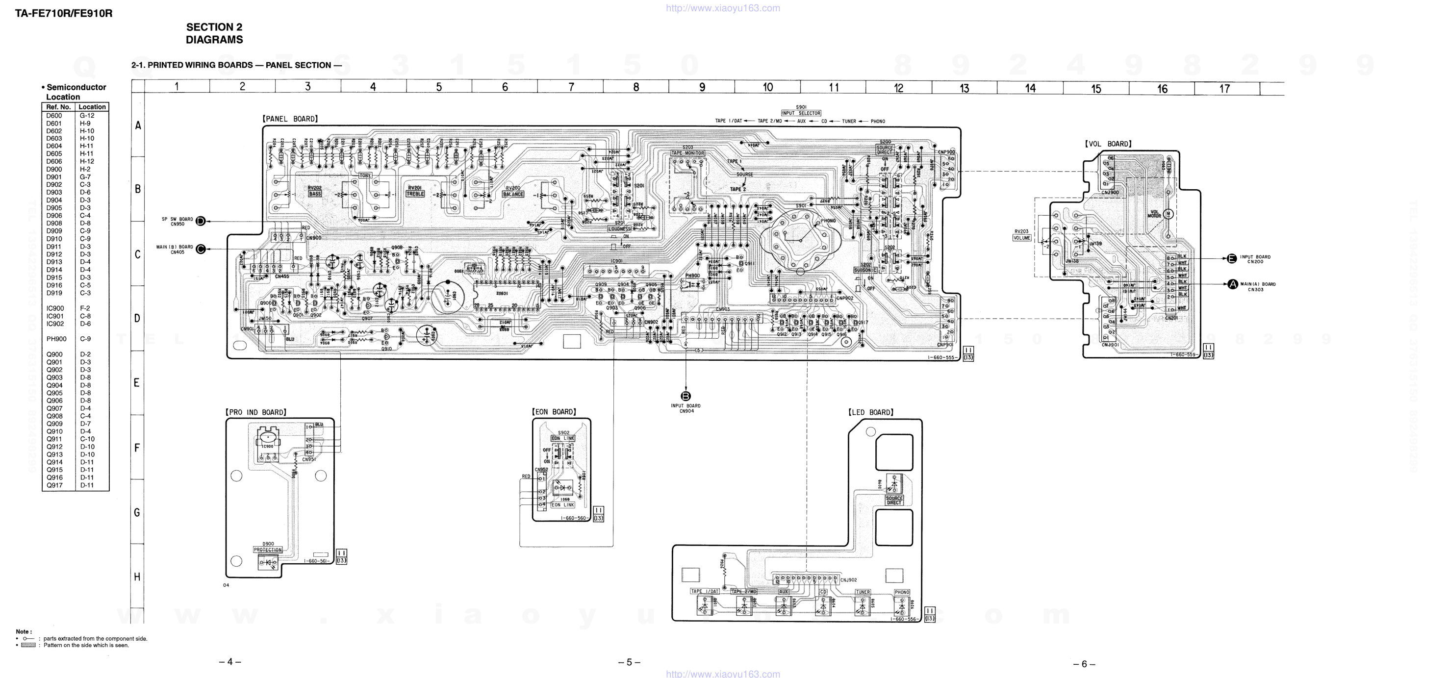 索尼SONY TA-FE910R音响电路原理图-3