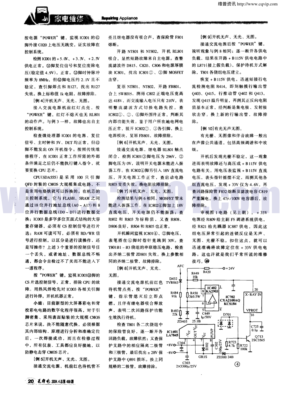LG牌PT-48A82背投彩电电源电路分析（下）-2