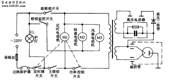 三星RE-630D微波炉电路图-0 三星RE-630D微波炉电路图-0