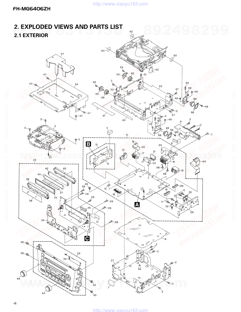 先锋PIONEER FH-MG6406ZH音响电路图-3 先锋PIONEER FH-MG6406ZH音响电路图-3