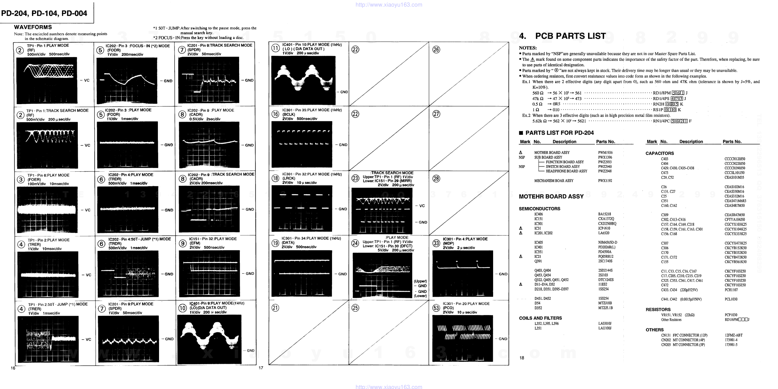 先锋PIONEER PD-004音响电路图-7