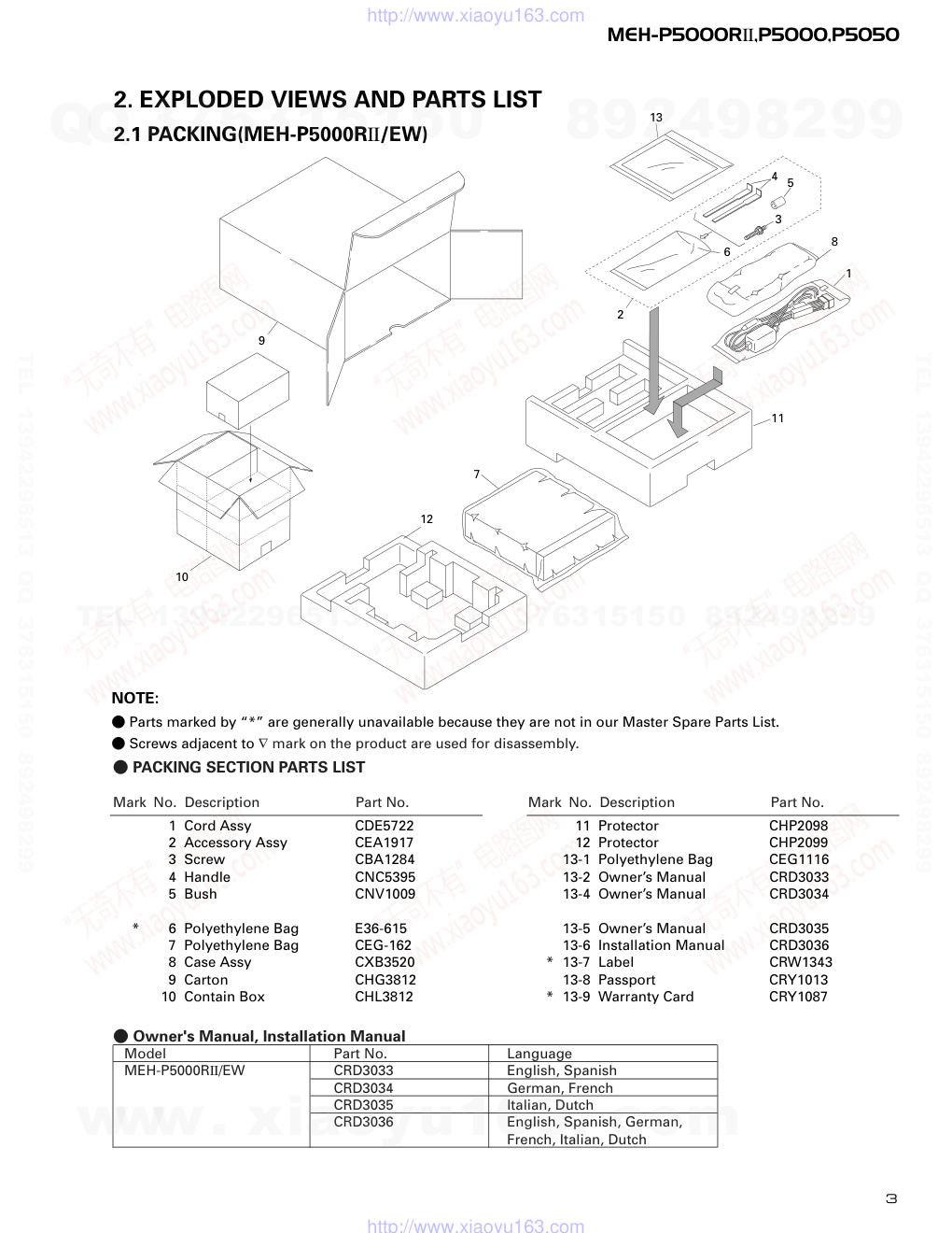先锋PIONEER MEH-P5000音响电路图-2 先锋PIONEER MEH-P5000音响电路图-2