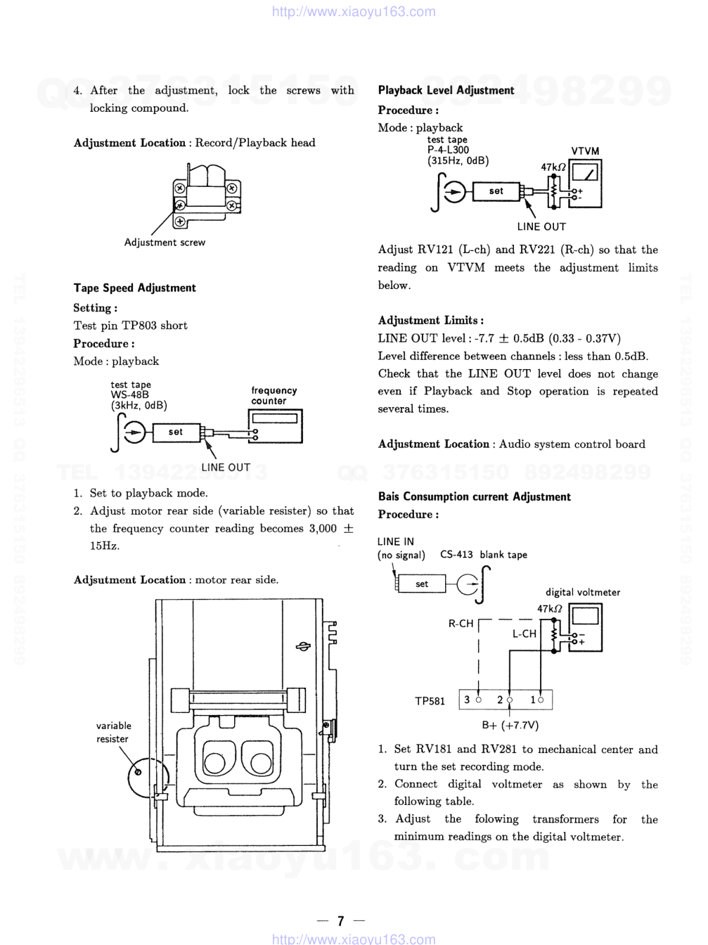 索尼SONY TC-S7电路图-6 索尼SONY TC-S7电路图-6