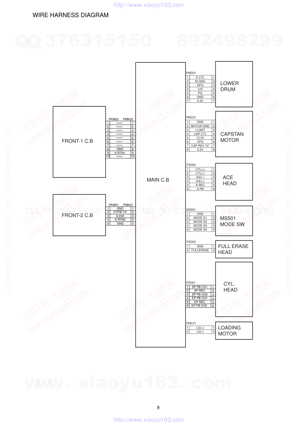 爱华AIWA HV-FX780NH放像机电路图-8 爱华AIWA HV-FX780NH放像机电路图-8
