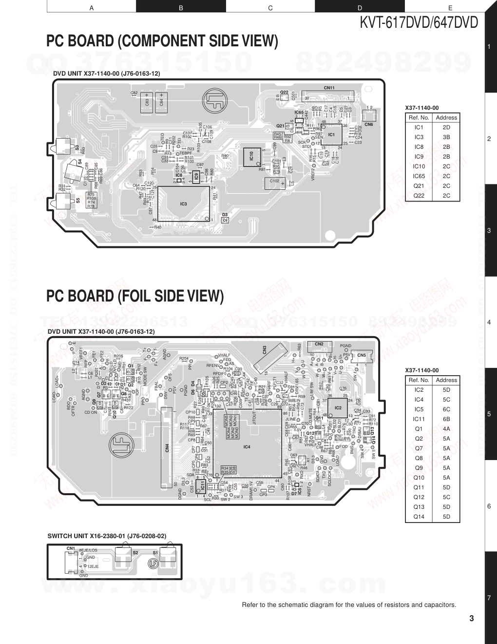 建伍KENWOOD KVT-617DVD播放器电路原理图-2 建伍KENWOOD KVT-617DVD播放器电路原理图-2