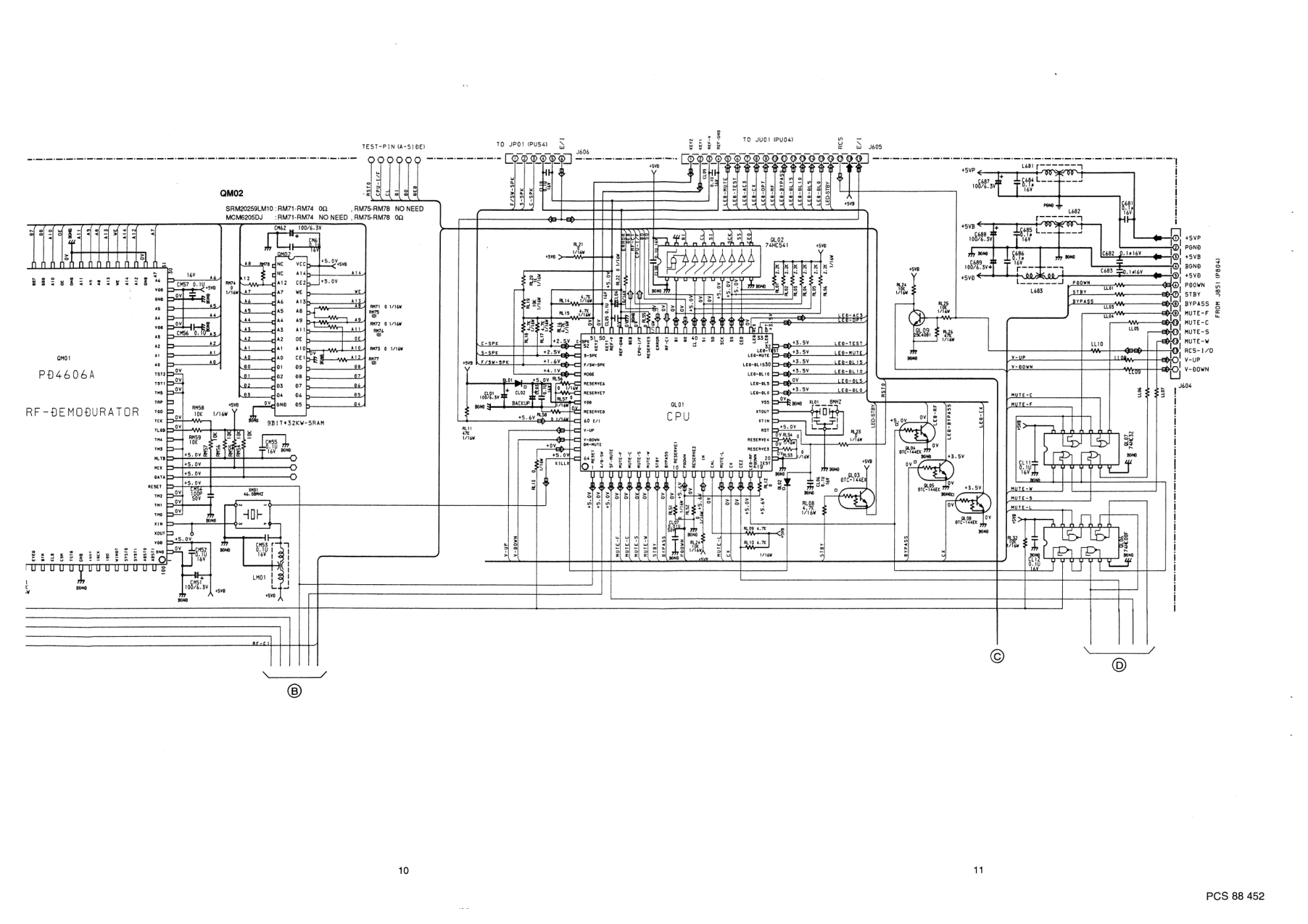 马兰士MARANTZ DP87002B音响电路图-9