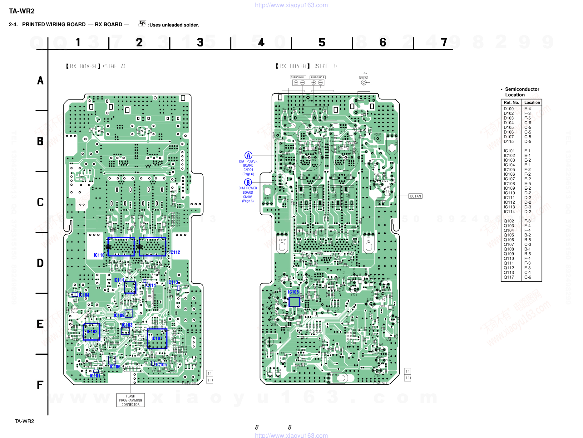 索尼SONY TA-WR2电路图-7