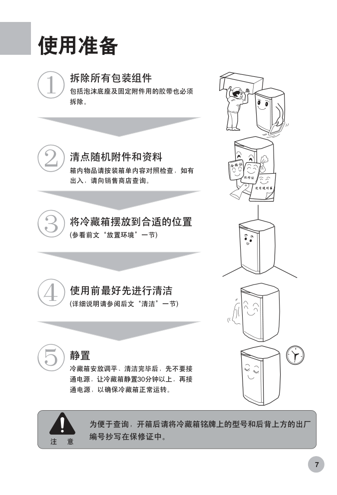海尔冰箱BC-117FC使用说明书-8