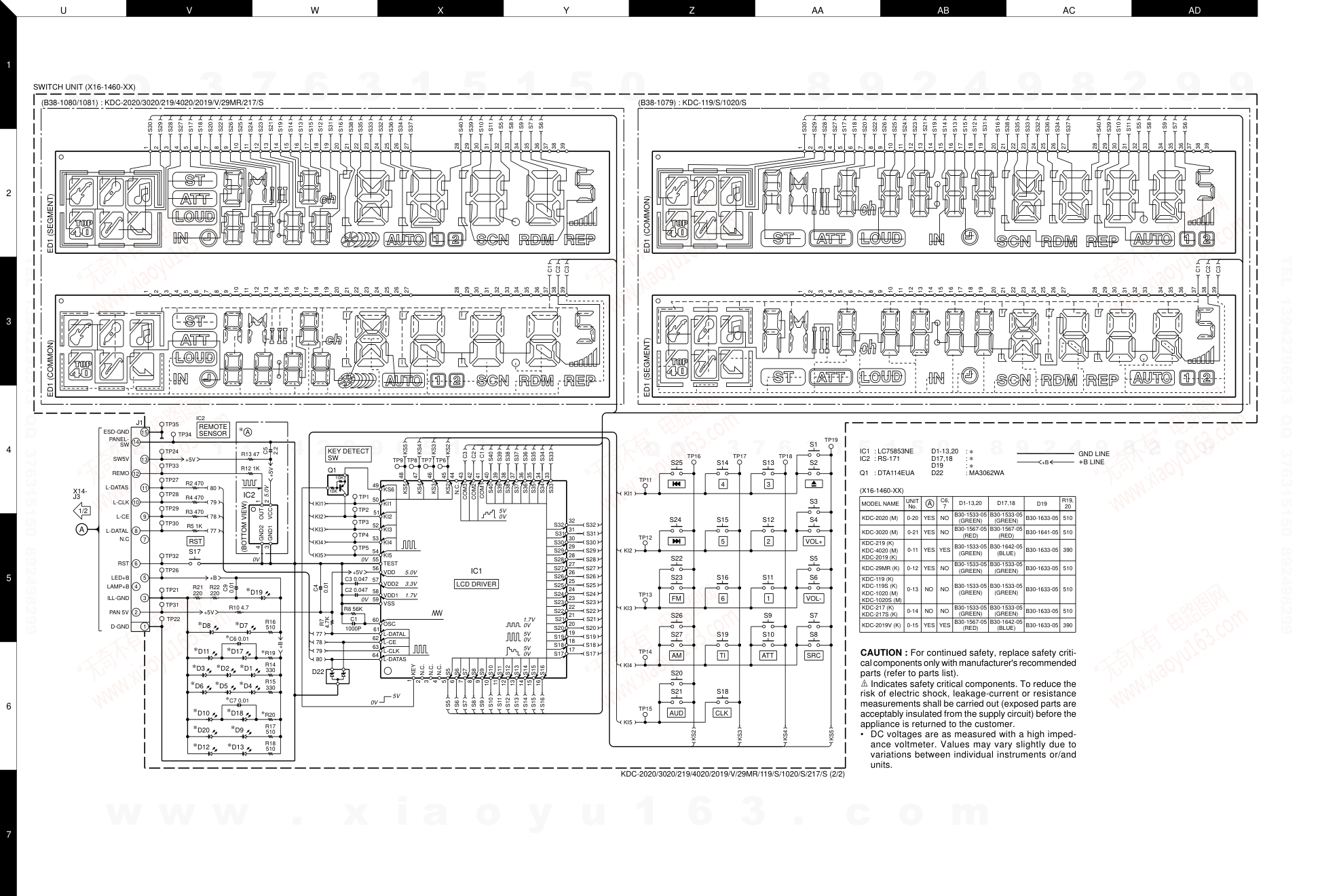 建伍KENWOOD KDC-217S CD播放器维修手册-7 建伍KENWOOD KDC-217S CD播放器维修手册-7