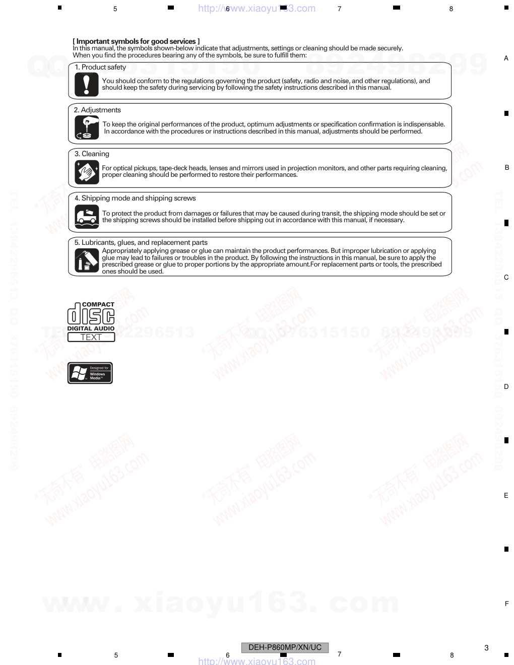先锋PIONEER DEH-P8650MPXNES电路图-2 先锋PIONEER DEH-P8650MPXNES电路图-2
