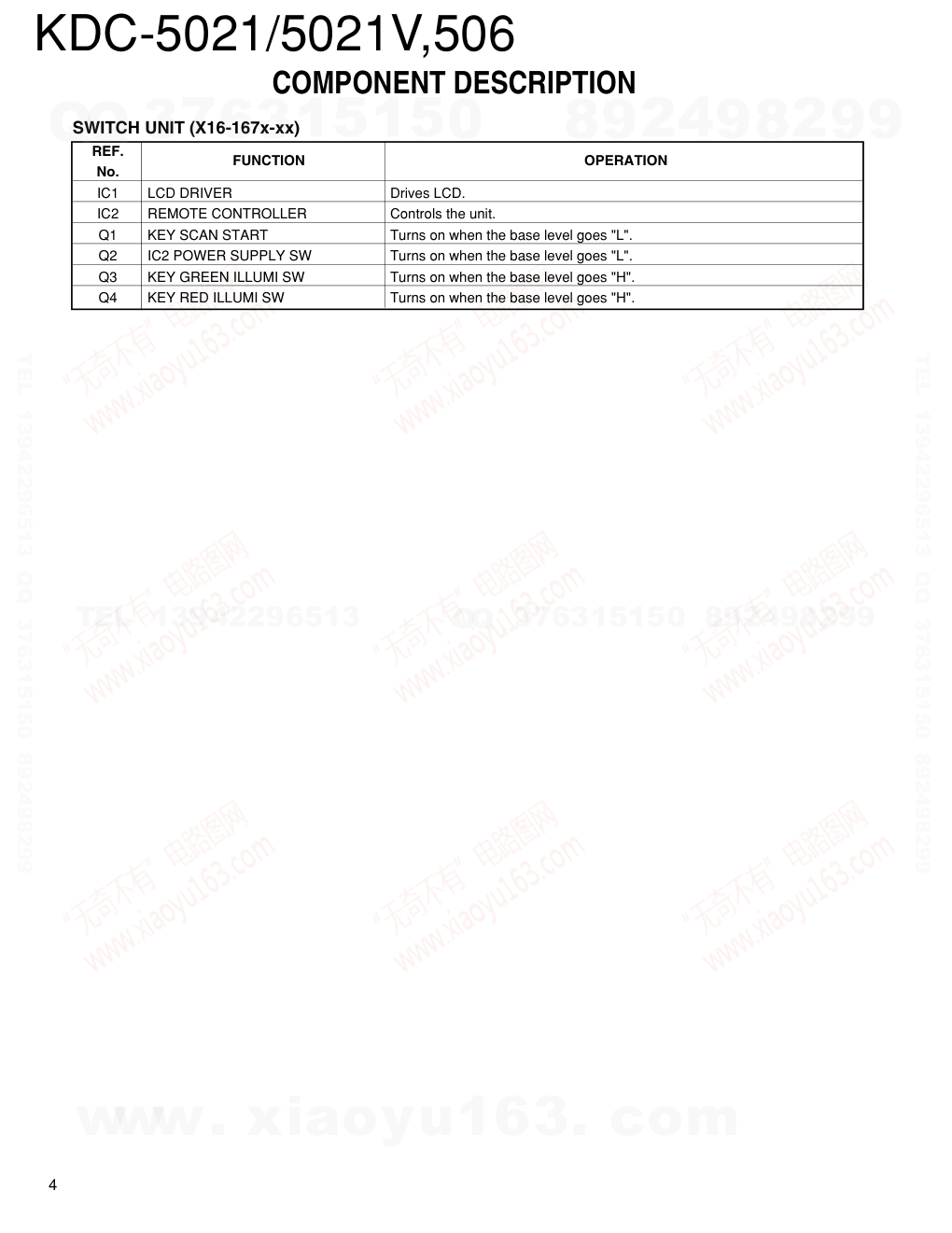 建伍KENWOOD KDC-506 CD播放器电路图-3