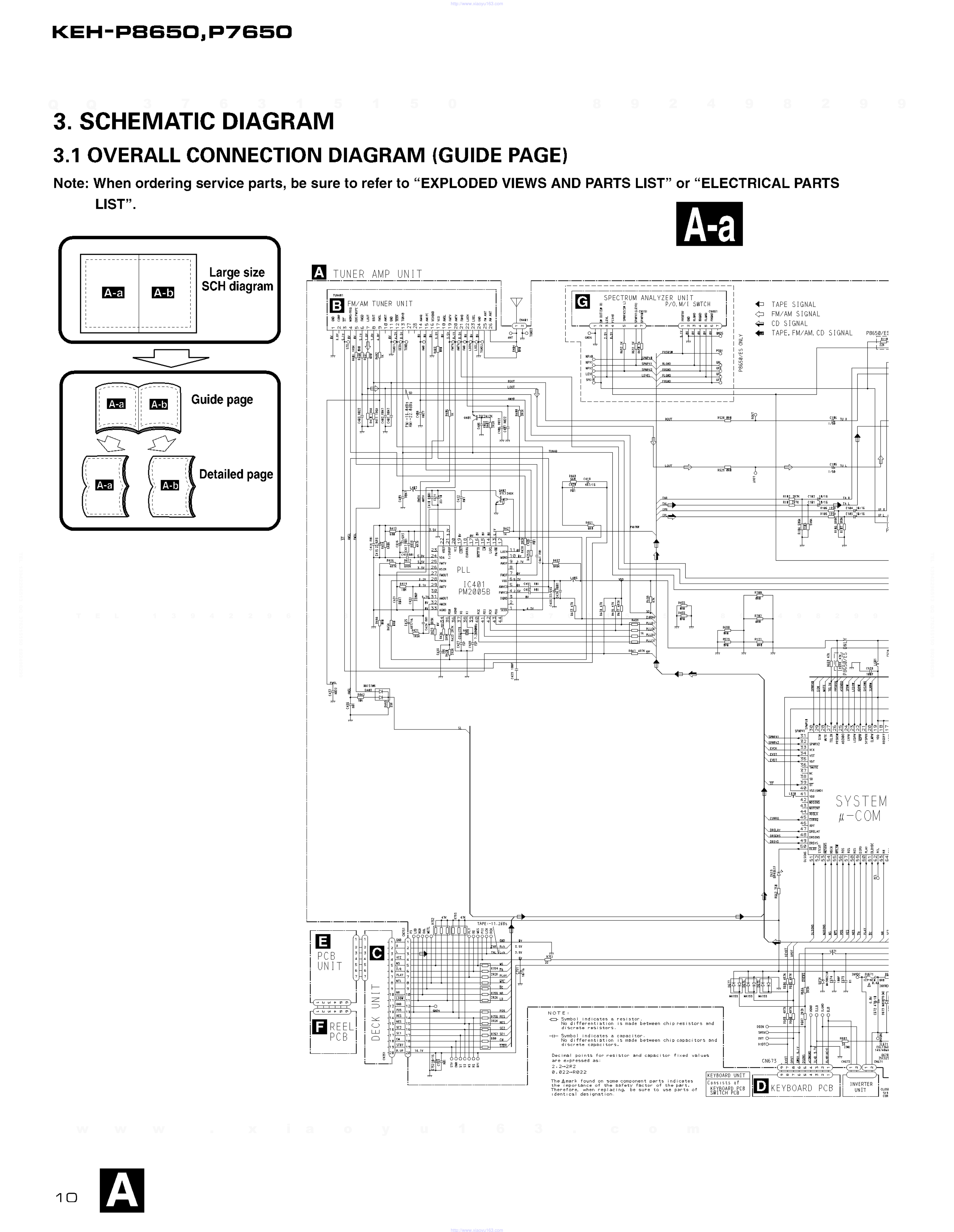 先锋PIONEER KEH-P8650音响电路图-6 先锋PIONEER KEH-P8650音响电路图-6