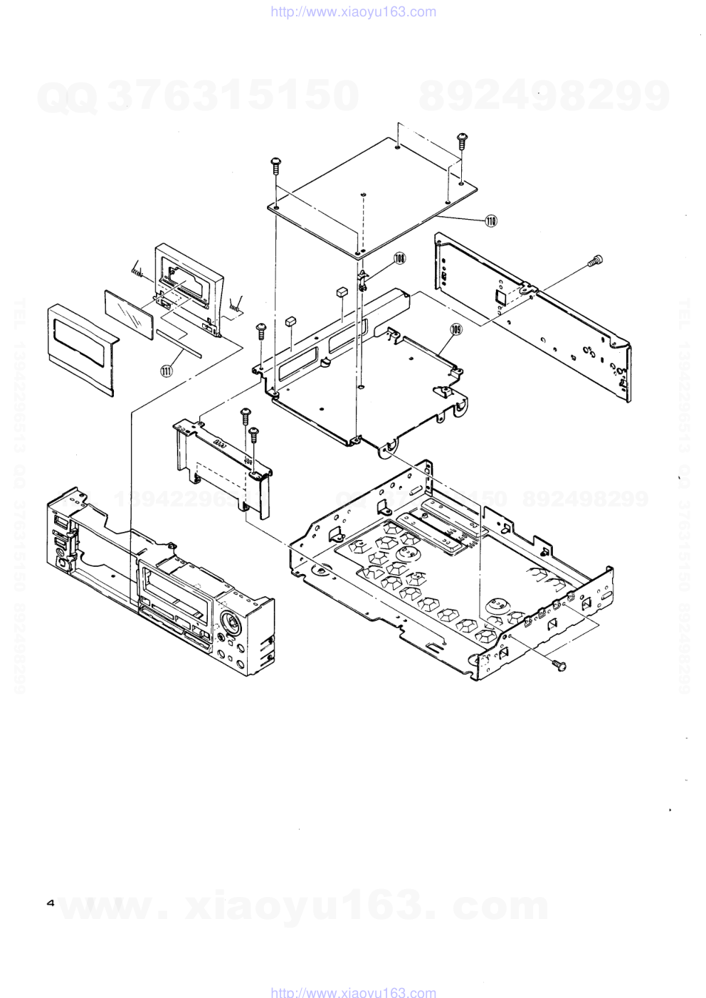 先锋PIONEER CT-900SHEM电路图-3 先锋PIONEER CT-900SHEM电路图-3