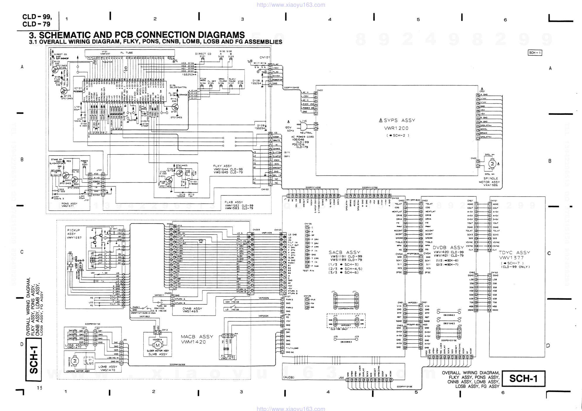 先锋PIONEER CLD-79音响电路原理图-9 先锋PIONEER CLD-79音响电路原理图-9