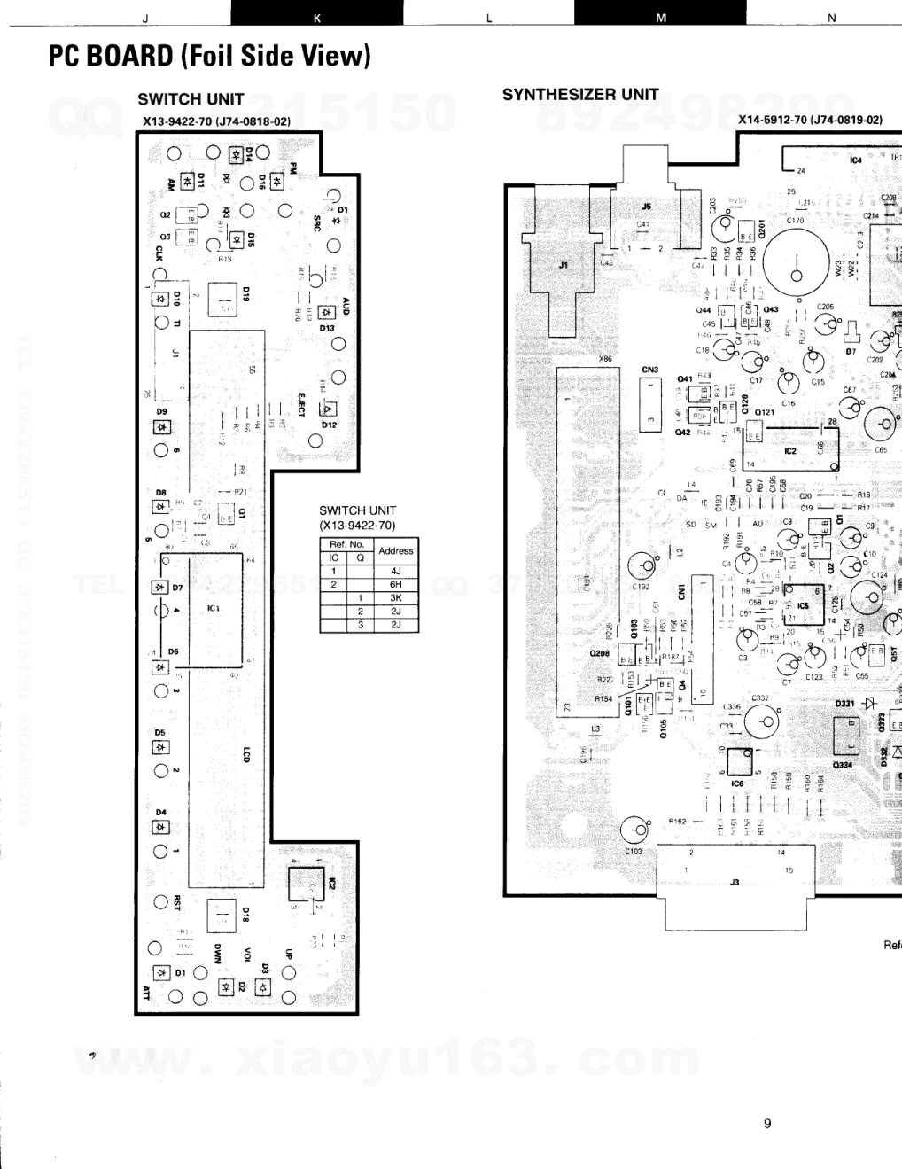 建伍KENWOOD KRC-477RY磁带录放机电路图-8 建伍KENWOOD KRC-477RY磁带录放机电路图-8