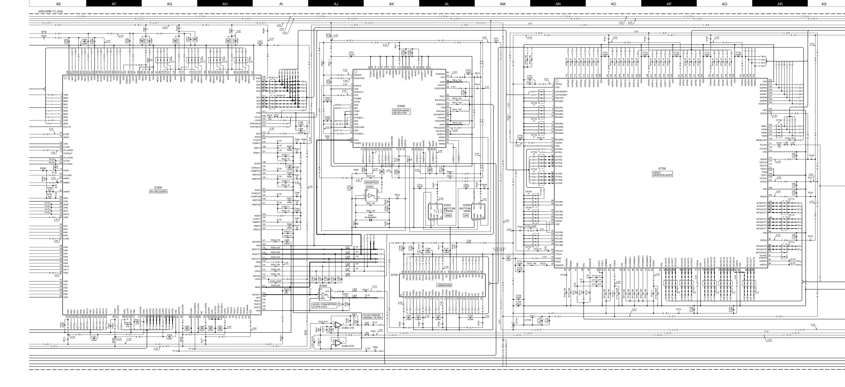 建伍KENWOOD DVF-R9050音响电路原理图-6 建伍KENWOOD DVF-R9050音响电路原理图-6