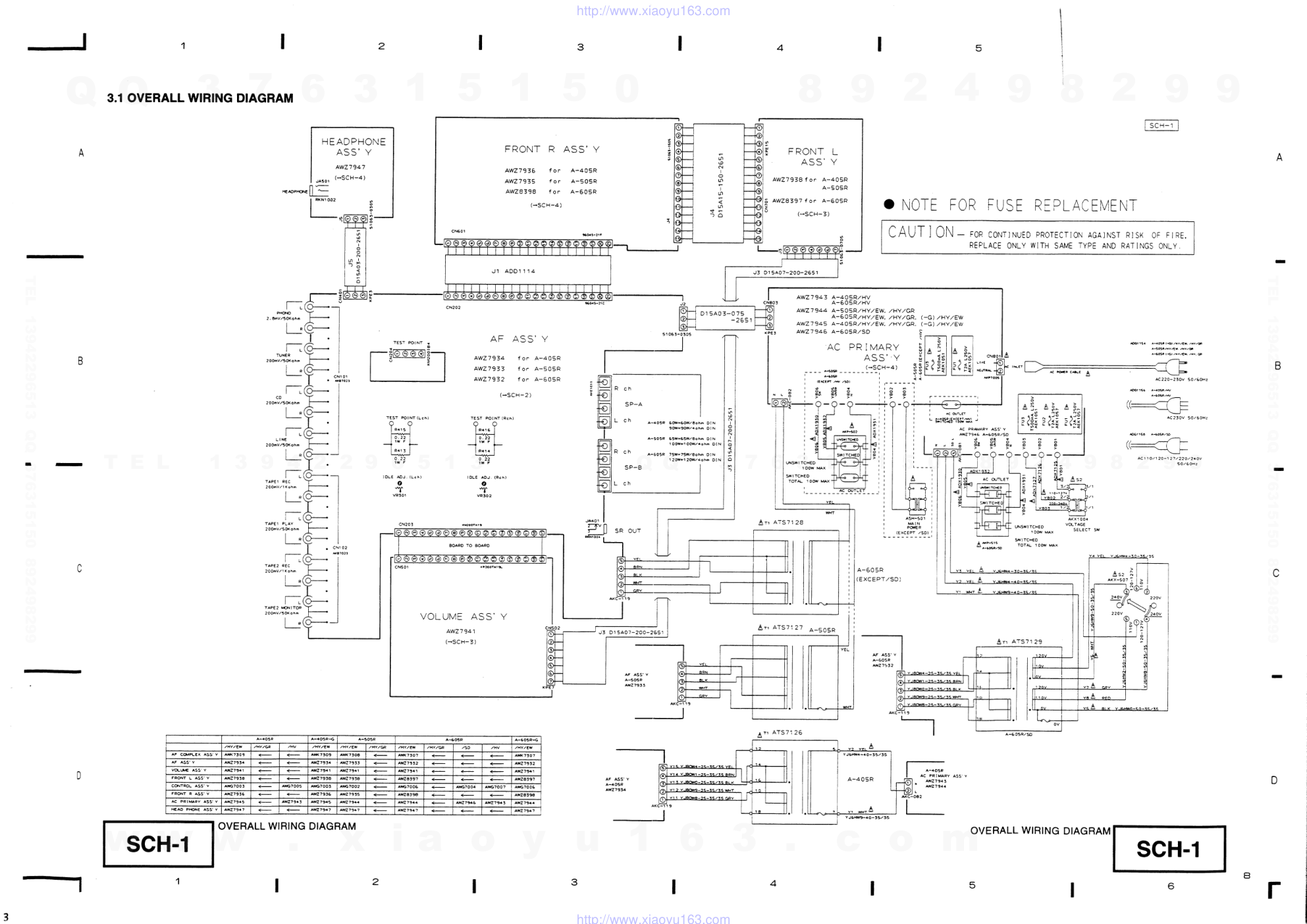 先锋PIONEER A-405R音响电路原理图-4 先锋PIONEER A-405R音响电路原理图-4