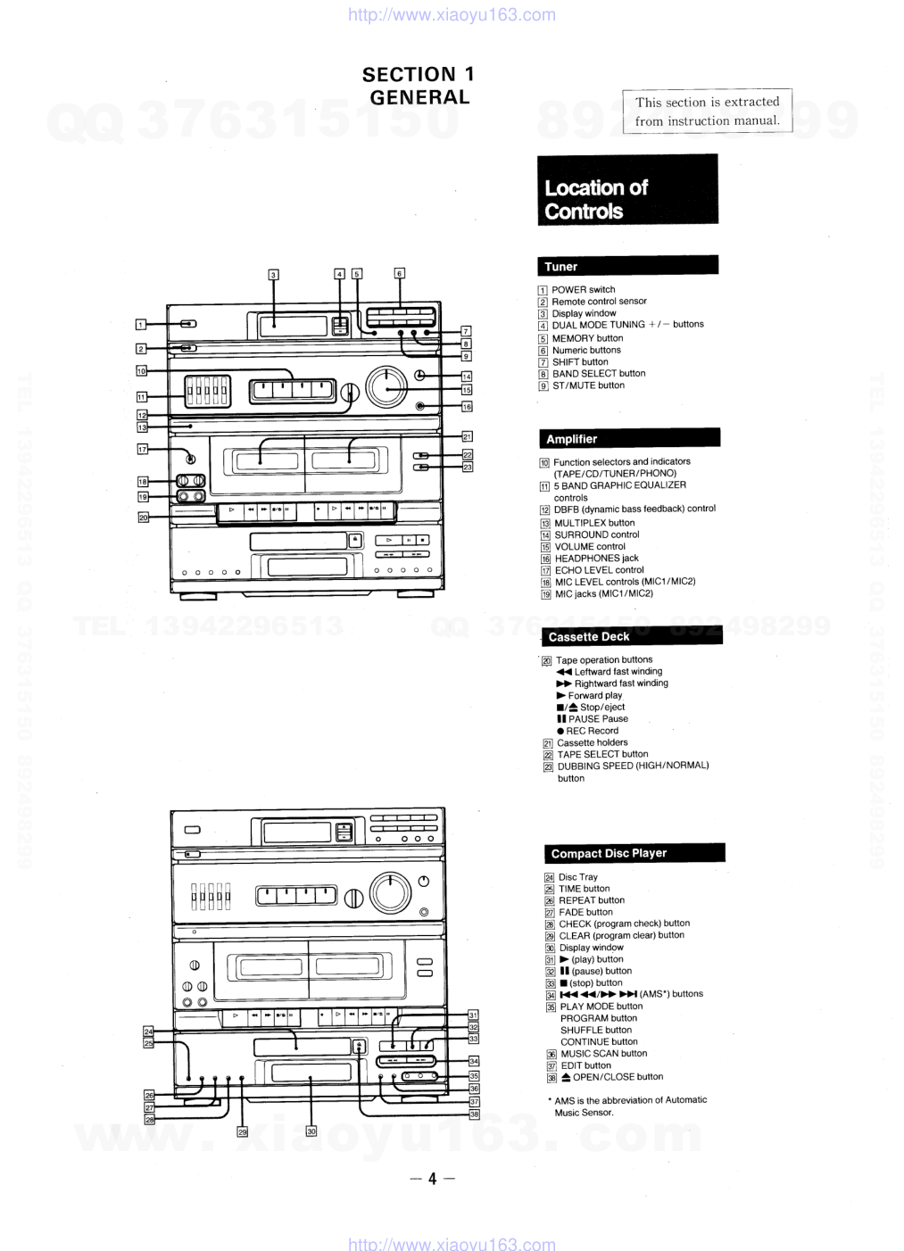 索尼SONY HCD-A17K音响电路图-3 索尼SONY HCD-A17K音响电路图-3