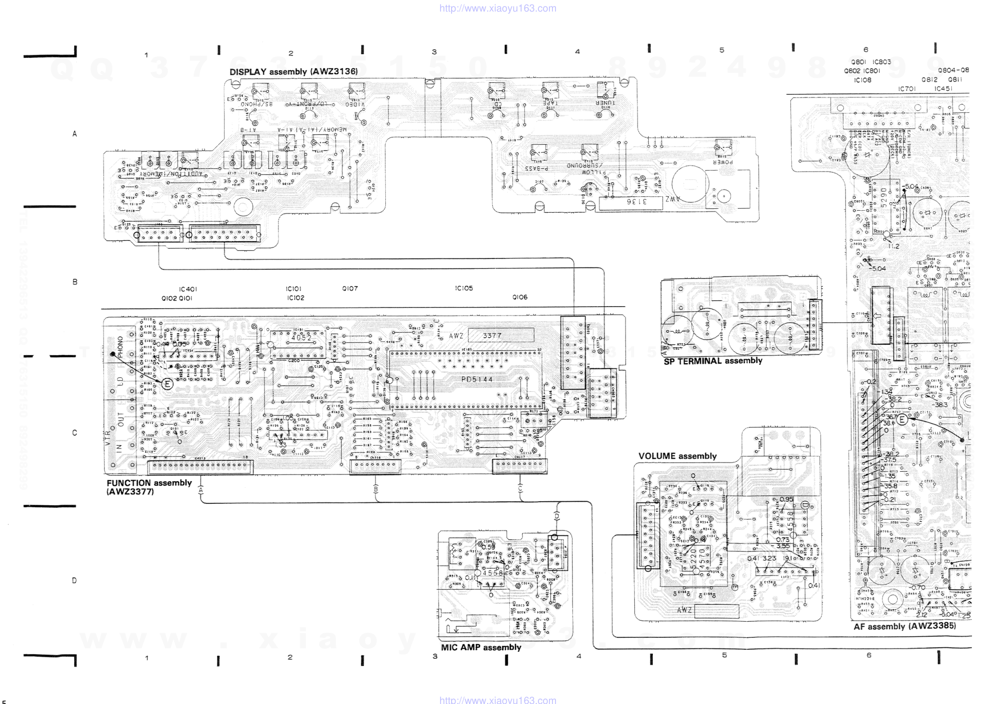 先锋PIONEER A-P510音响电路原理图-6