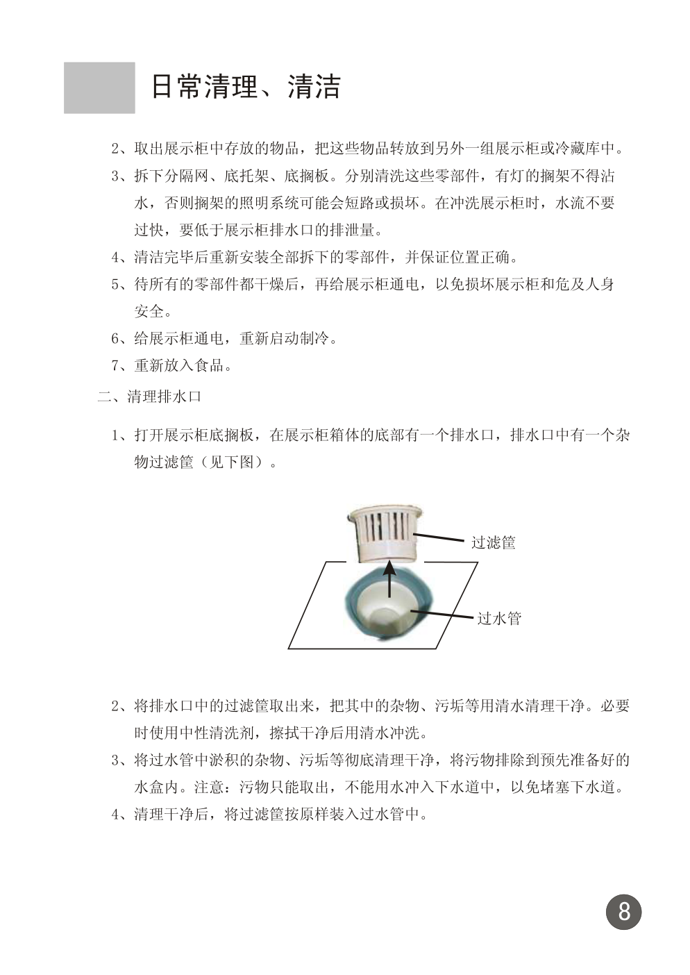 海尔GK2.2L5FC冰箱使用说明书-8 海尔GK2.2L5FC冰箱使用说明书-8