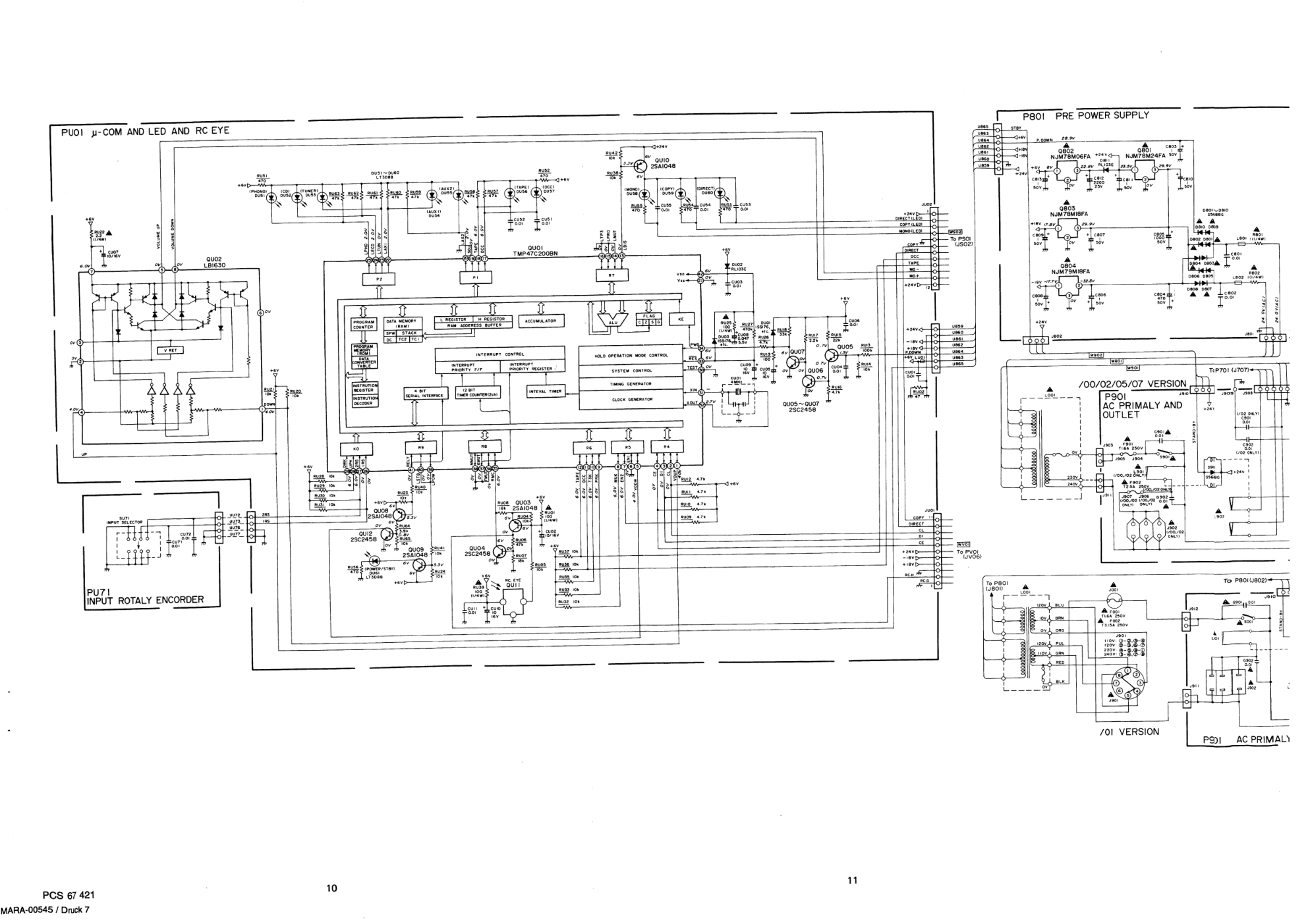 马兰士MARANTZ PM6202B音响电路图-8 马兰士MARANTZ PM6202B音响电路图-8