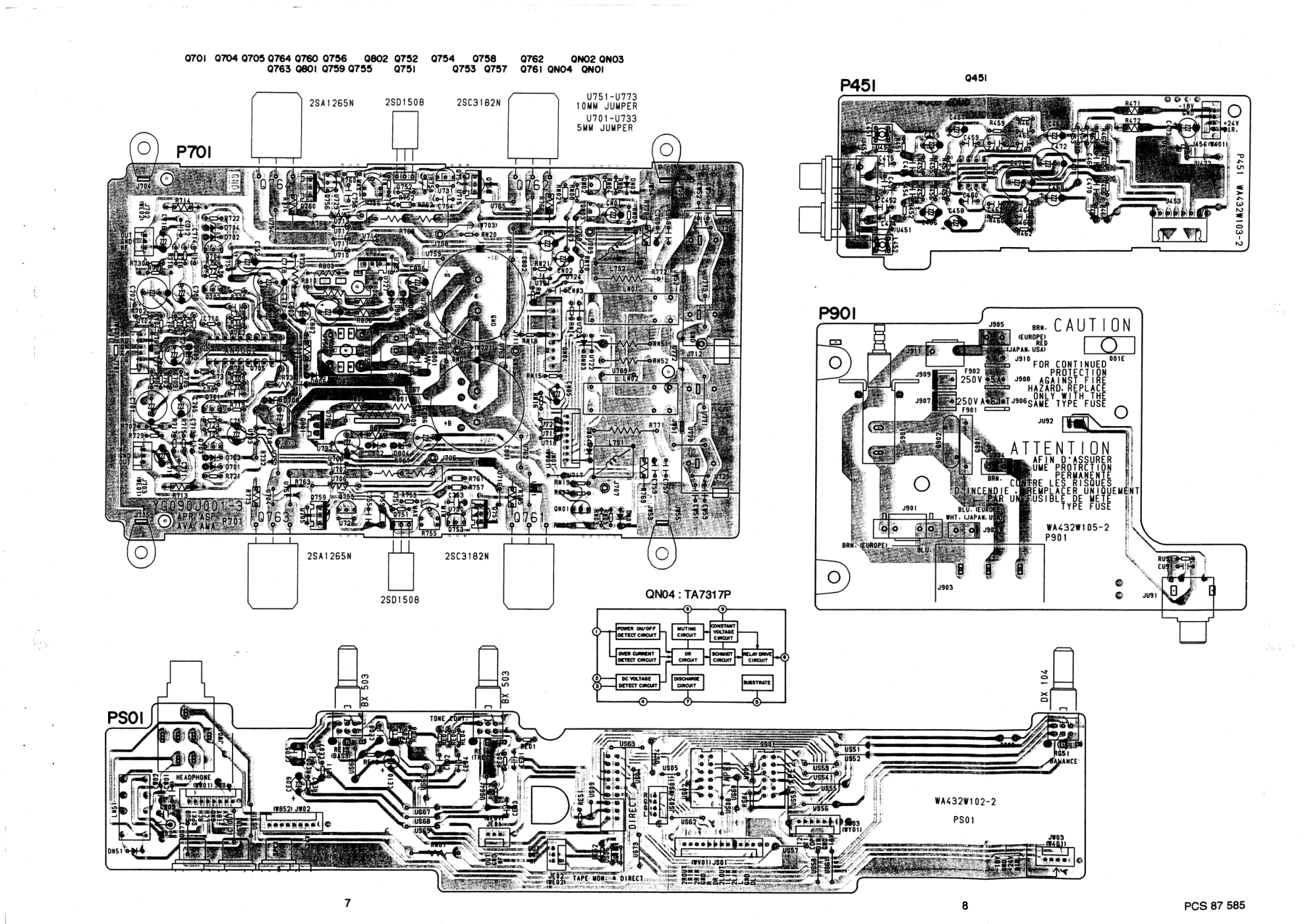 马兰士MARANTZ PM66SE音响电路图-5