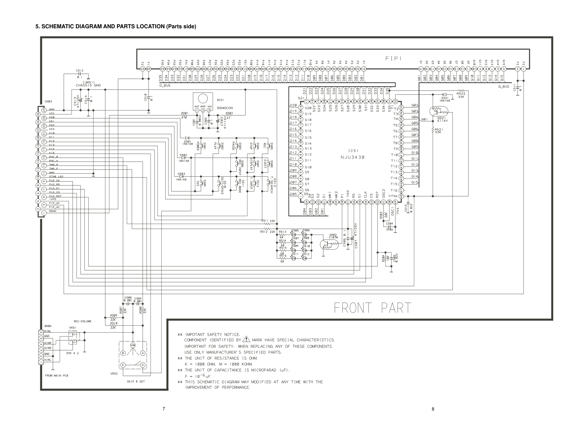 马兰士MARANTZ MD710F1W音响电路图-6