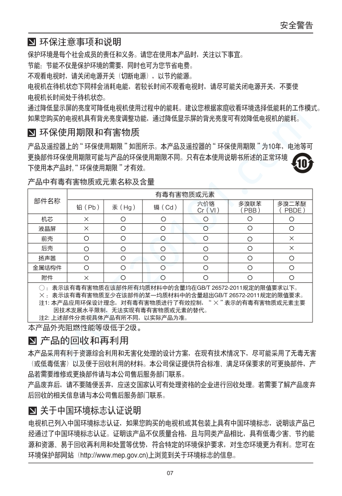 TCL LE55D8800液晶电视说明书-8 TCL LE55D8800液晶电视说明书-8