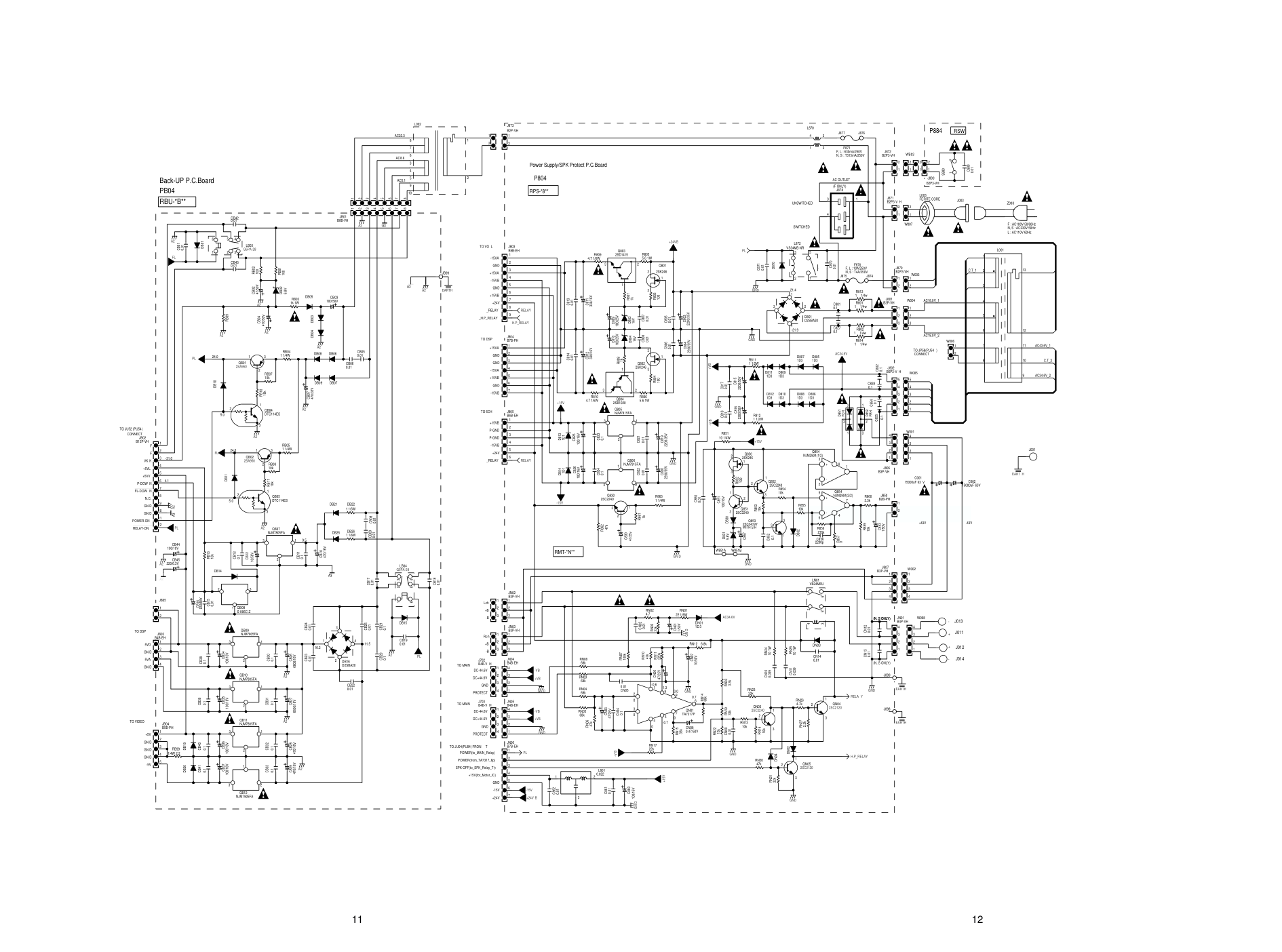 马兰士MARANTZ PS17SA音响电路图-8 马兰士MARANTZ PS17SA音响电路图-8