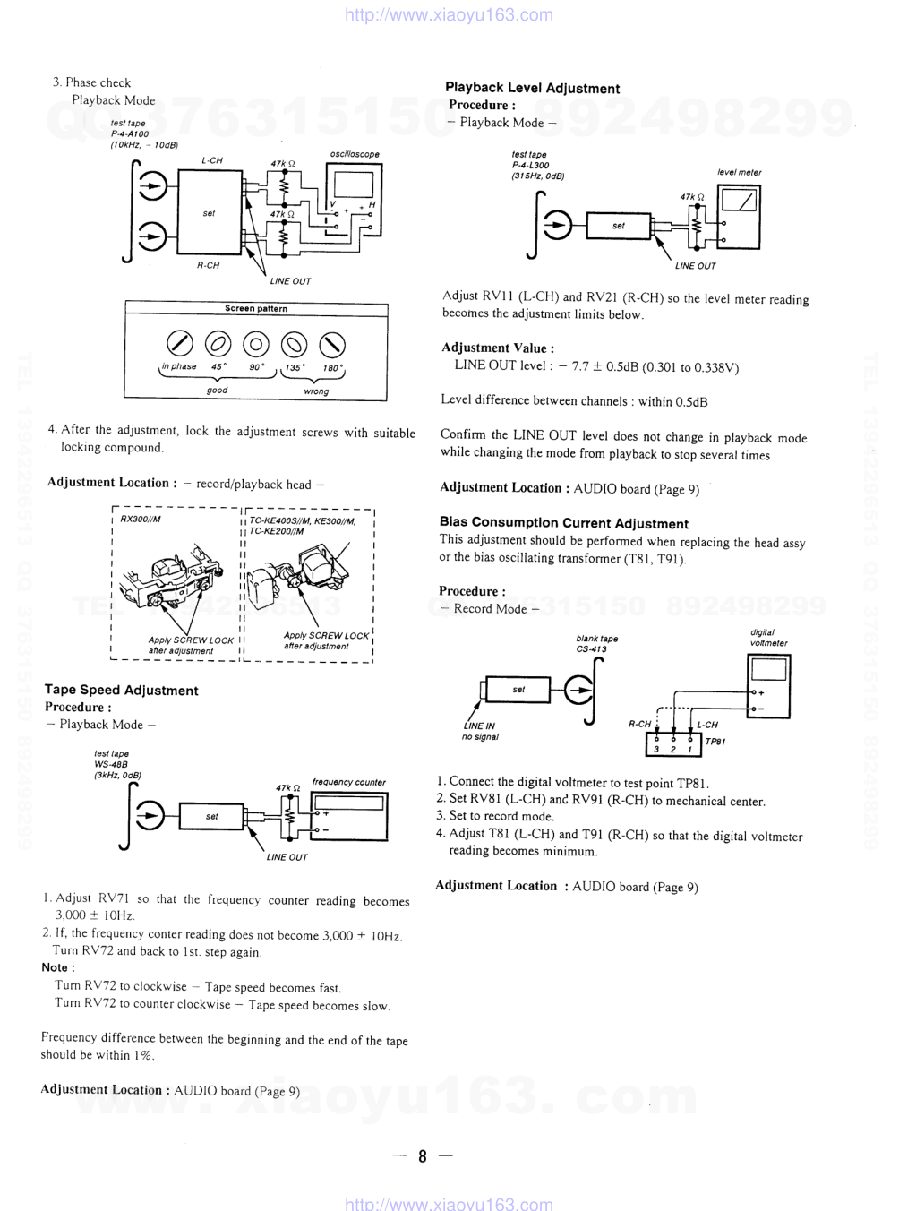 索尼SONY TC-RX300电路图-7 索尼SONY TC-RX300电路图-7