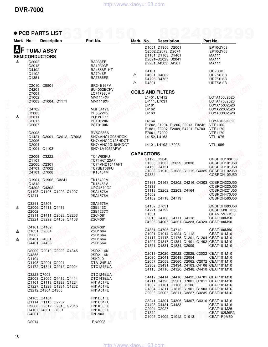 先锋PIONEER DVR-7000音响电路图-9