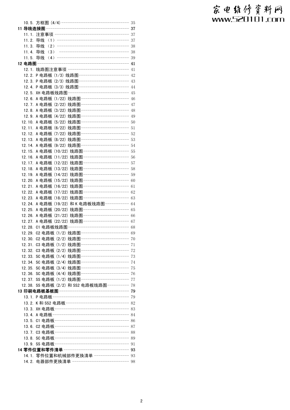 松下TH-P50G20C等离子电视(GPF13DA机芯)维修手册-1 松下TH-P50G20C等离子电视(GPF13DA机芯)维修手册-1