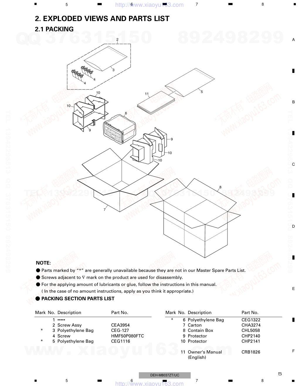 先锋PIONEER DEH-M8037ZTUC电路图-4
