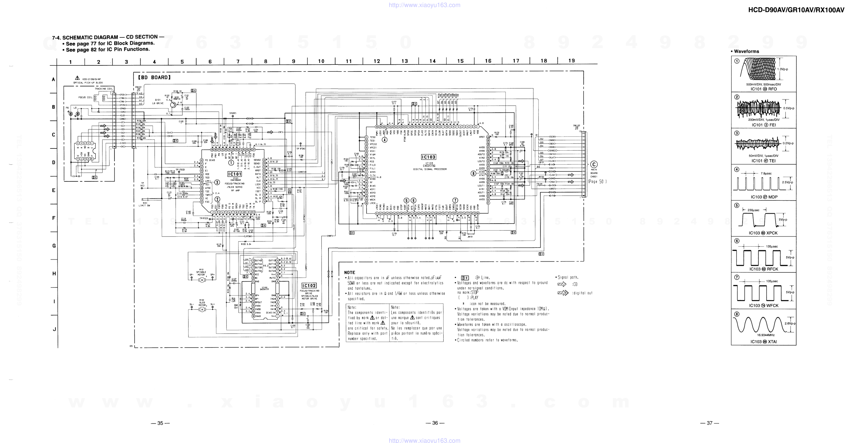 索尼SONY HCD-GR10AV音响电路图-1