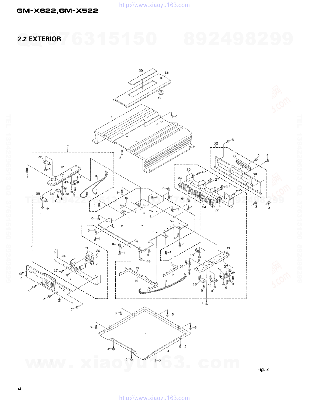 先锋PIONEER GM-X622音响电路图-3 先锋PIONEER GM-X622音响电路图-3