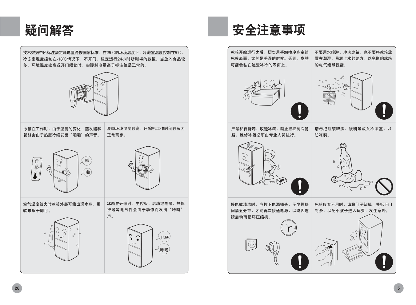 海尔冰箱BCD-222BBFB使用说明书-6
