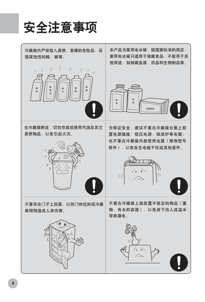海尔冰箱BC-117FC使用说明书-5