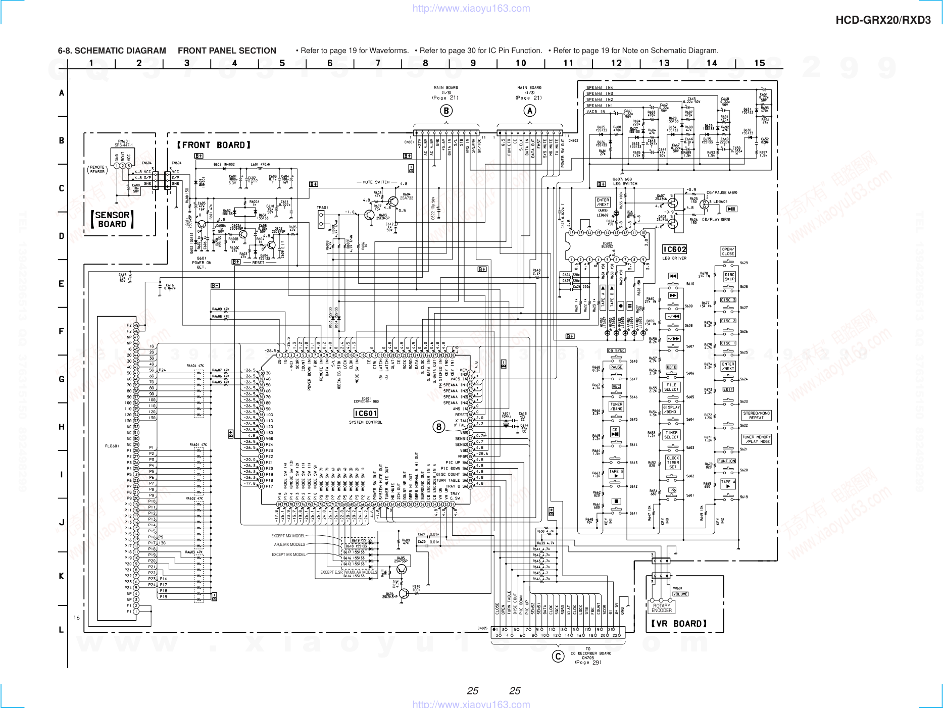 索尼SONY HCD-GRX20音响电路图-4 索尼SONY HCD-GRX20音响电路图-4