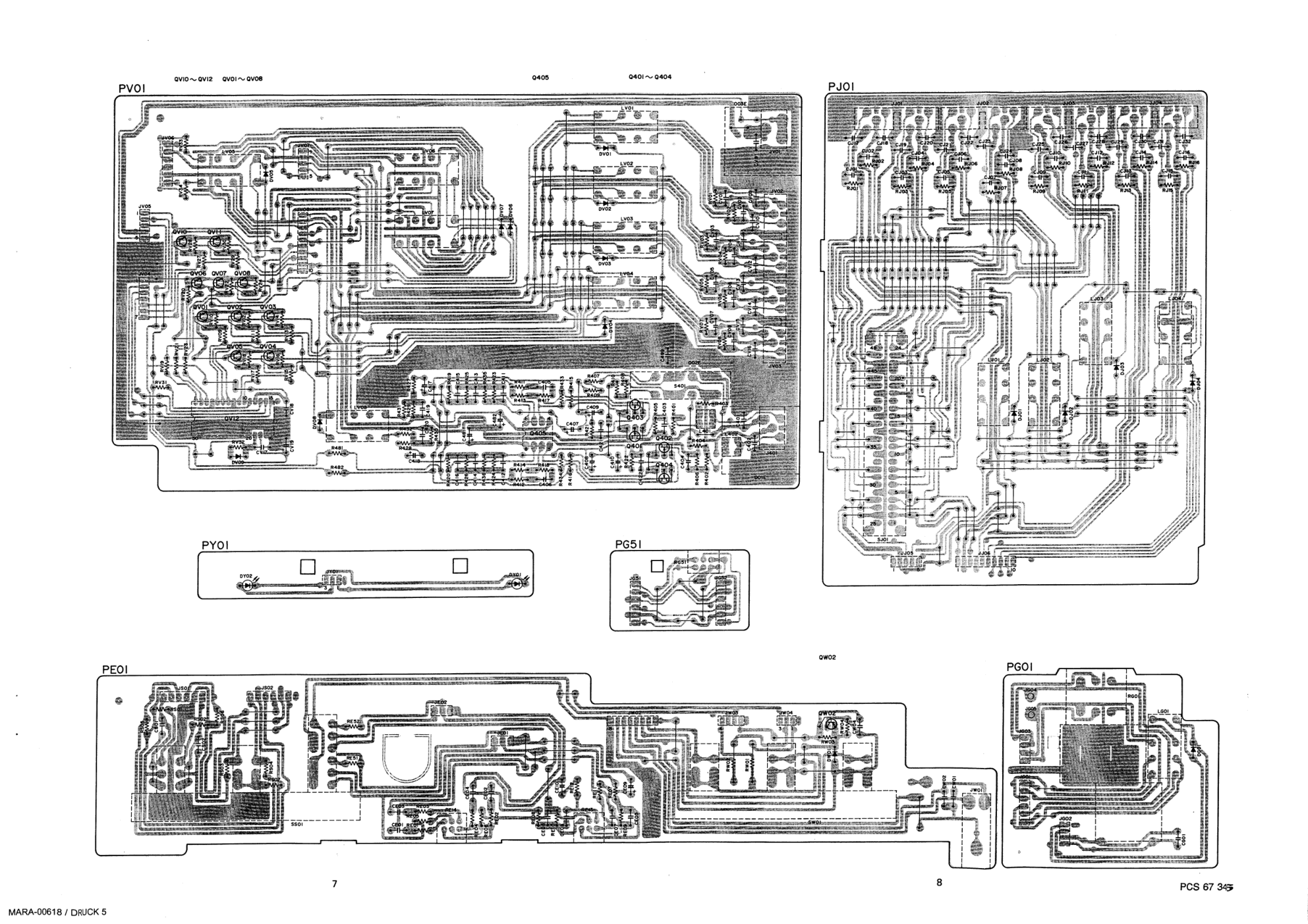 马兰士MARANTZ PM8202B音响电路图-6 马兰士MARANTZ PM8202B音响电路图-6