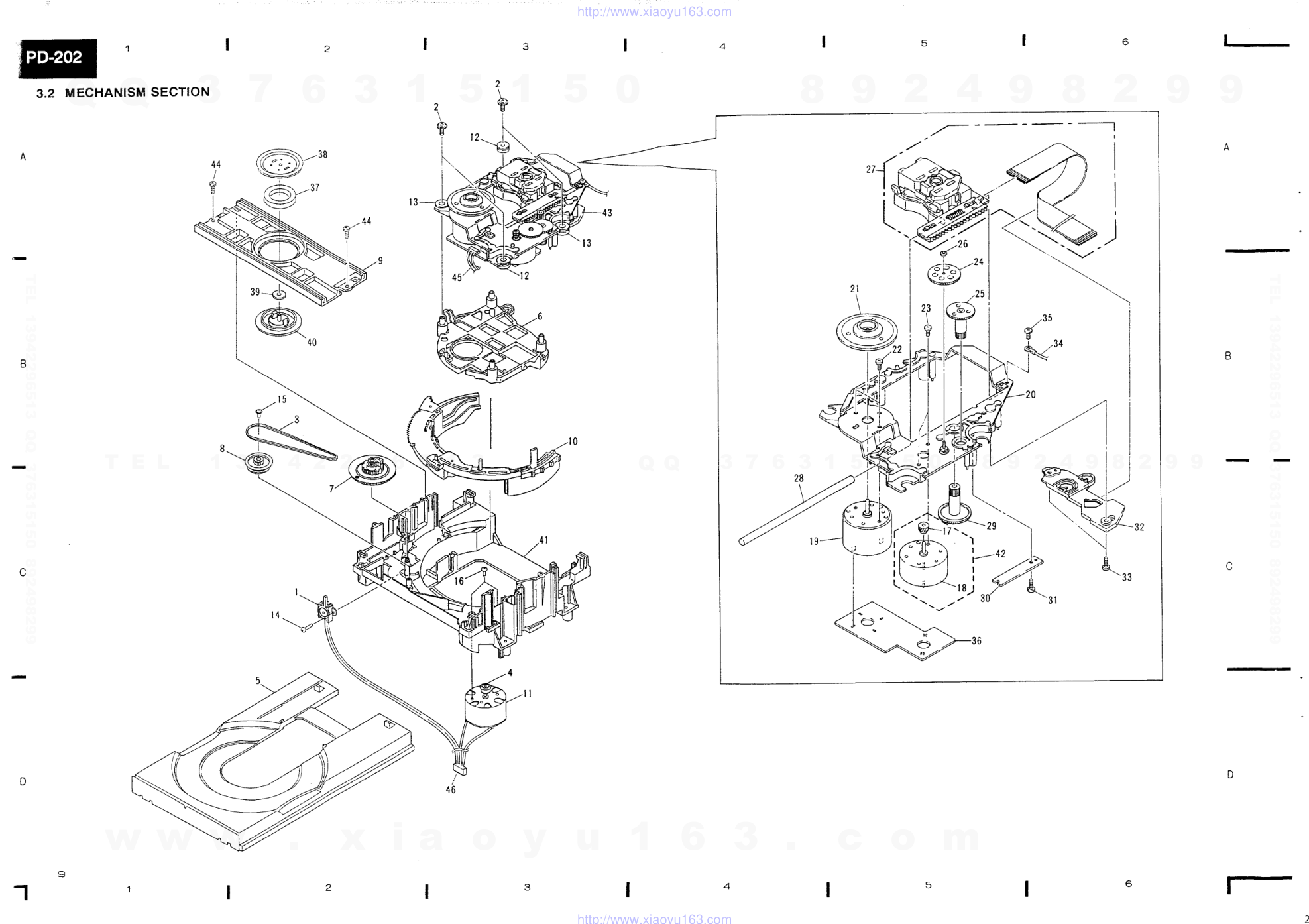 先锋PIONEER PD-102音响电路图-7
