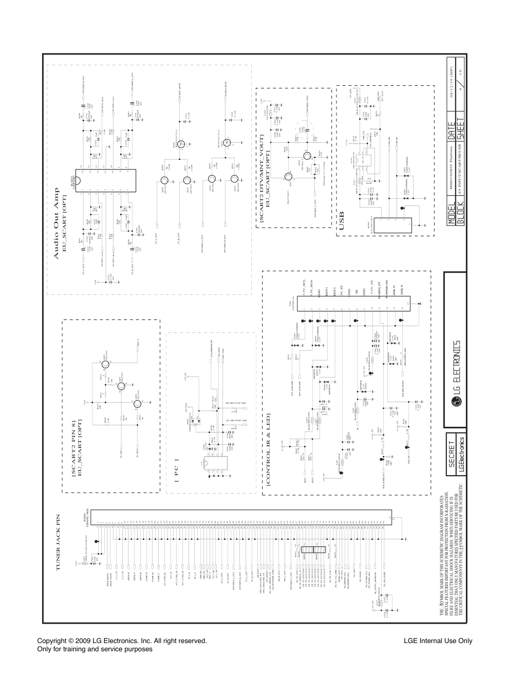 LG 32LH7000液晶电视电路图-3 LG 32LH7000液晶电视电路图-3