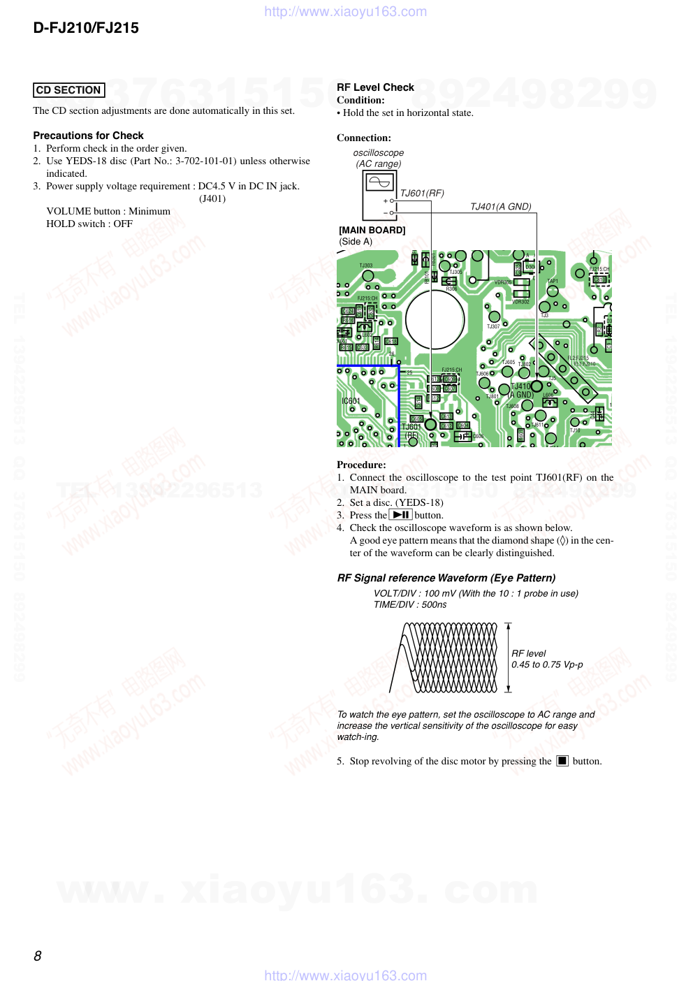 索尼SONY D-FJ215音响电路图-7