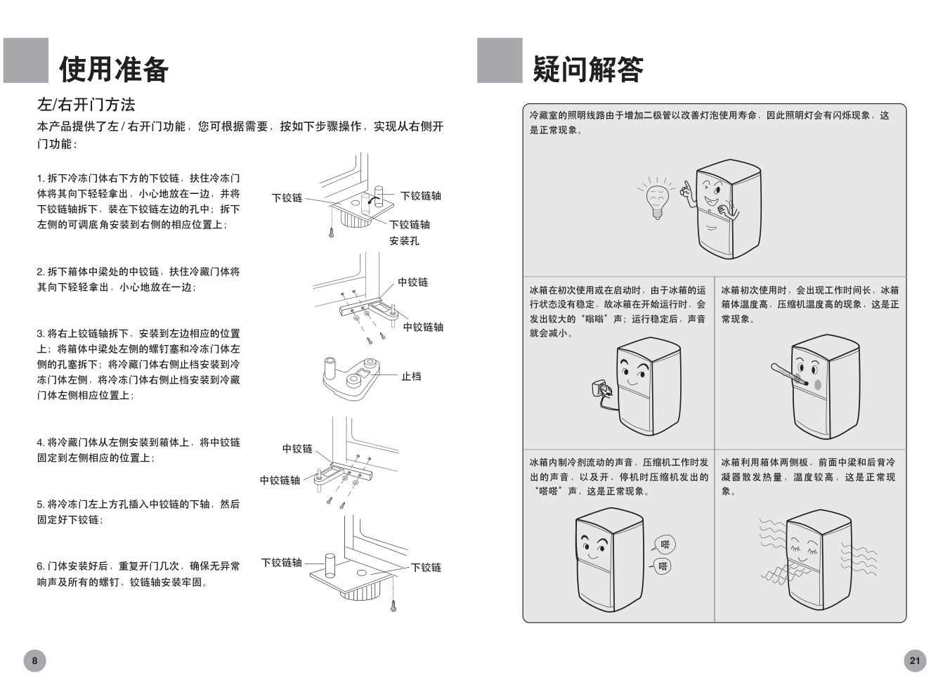 海尔冰箱BCD-179KNA型说明书-9 海尔冰箱BCD-179KNA型说明书-9