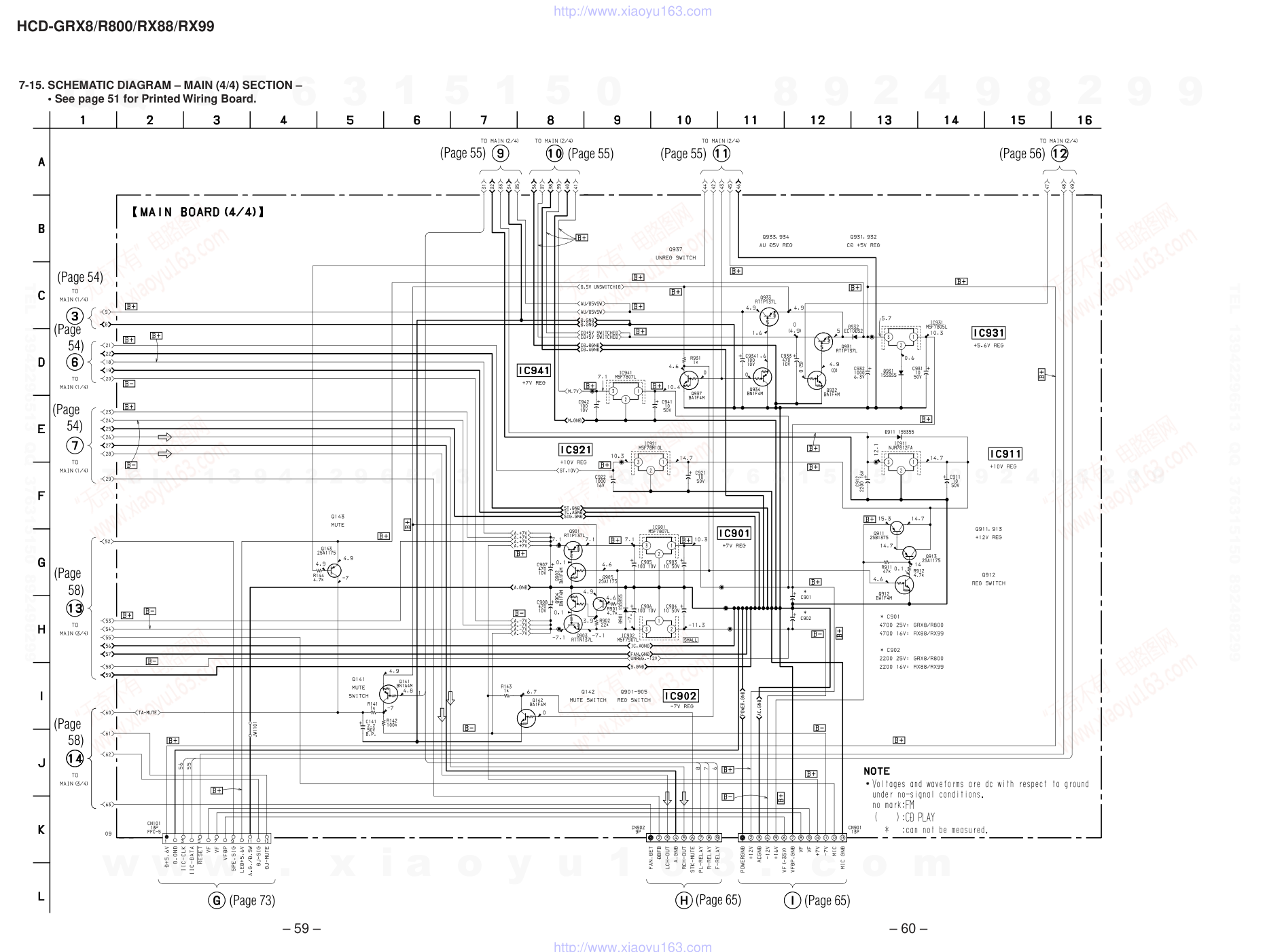 索尼SONY HCD-GRX8音响电路图-8 索尼SONY HCD-GRX8音响电路图-8